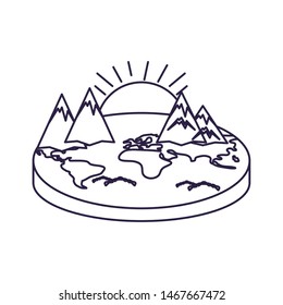 world planet earth maps with sun