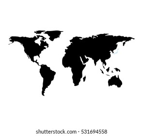 world planet earth maps vector illustration design