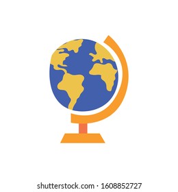 world planet earth school accessory vector illustration design