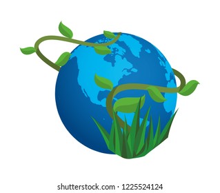 world planet earth space icon