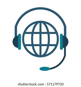 world planet head service communication