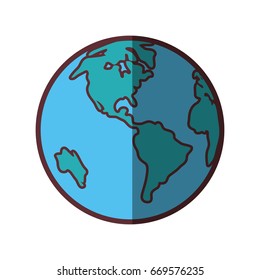 world planet icon