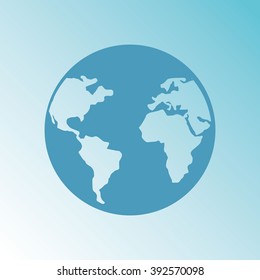world planet icon design, vector illustration eps10 graphic 
