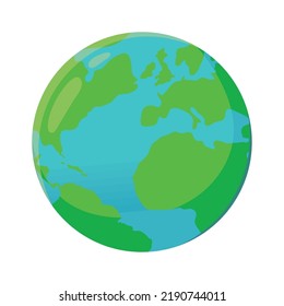 Weltplanetensymbol einzeln