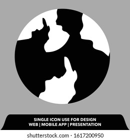 World planet icon vector illustration