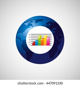 world planet with  isolated icon design, vector illustration  graphic 