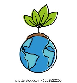 Save Tree Save Earth Icon Vector Stock Vector (Royalty Free) 1575662047