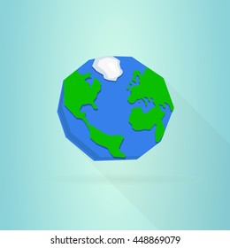 world planet logo design on illustration