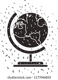 world planet map icon