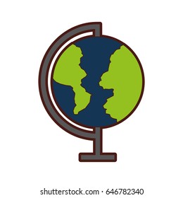 world planet school icon