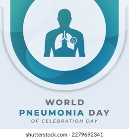 World Pneumonia Day Celebration Vector Design Illustration for Background, Poster, Banner, Advertising, Greeting Card