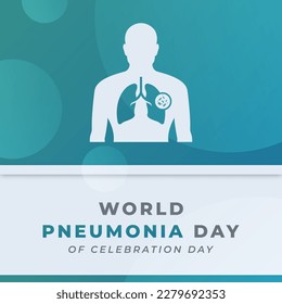 World Pneumonia Day Celebration Vector Design Illustration for Background, Poster, Banner, Advertising, Greeting Card