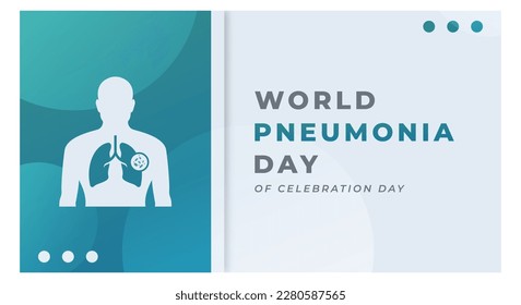 World Pneumonia Day Celebration Vector Design Illustration for Background, Poster, Banner, Advertising, Greeting Card