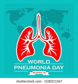 world pneumonia day concept, banner