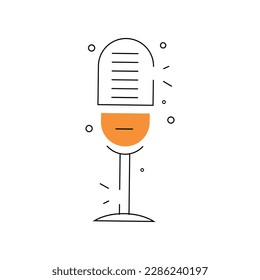 world podcast day design template