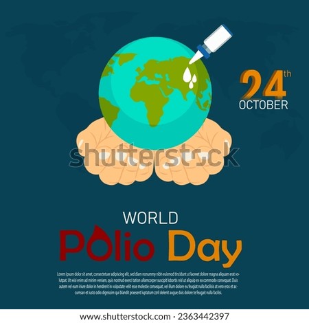World Polio Day is an annual observance dedicated to raising awareness about the ongoing efforts to eradicate polio globally and to emphasize the importance of vaccination in preventing this disease.