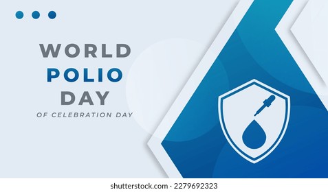 World Polio Day Celebration Vector Design Illustration for Background, Poster, Banner, Advertising, Greeting Card
