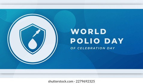 World Polio Day Celebration Vector Design Illustration for Background, Poster, Banner, Advertising, Greeting Card