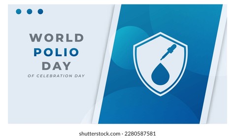 World Polio Day Celebration Vector Design Illustration for Background, Poster, Banner, Advertising, Greeting Card
