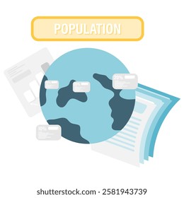 world population data, business and financial analysis