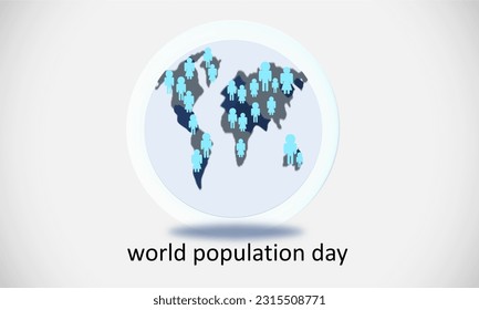 world population day background design