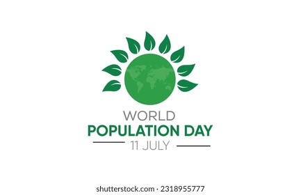 world population day campaign theme, population day banner background, population day 11 july.