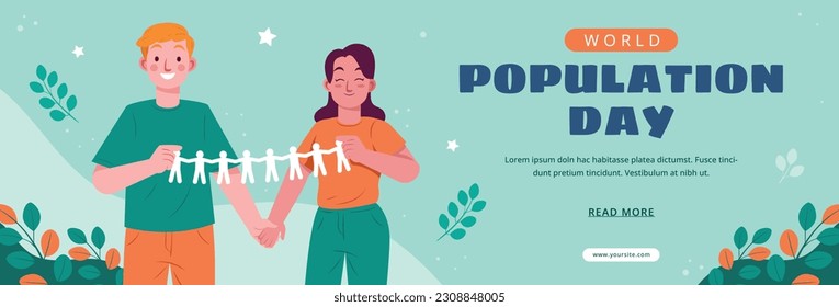 World Population Day. creative concept design. banner, poster. Vector illustration. July 11. 11th of July. World Population Day concept background. population growth. population increase. people.