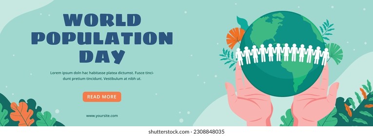 World Population Day. creative concept design. banner, poster. Vector illustration. July 11. 11th of July. World Population Day concept background. population growth. population increase. people.