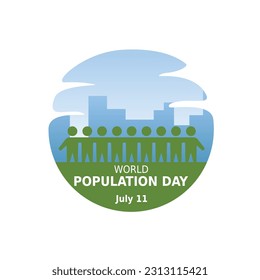 World Population Day, creative concept design for banner or poster