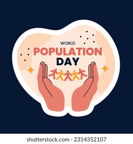 World Population Day. creative design. banner, poster. Vector illustration. July 11. 11th of July. World Population Day concept background. population growth. population increase concept. people