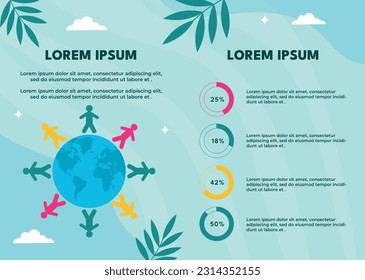 World Population Day. creative design. banner, poster. Vector illustration. July 11. 11th of July. World Population Day concept background. population growth. population increase concept. people