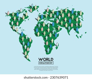 World Population Day design, earth day, World environment Day, world Humanitarian day