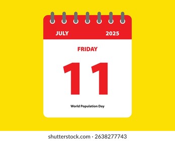 world population day event july calendar icon peace globe celebration social life earth chararcter
