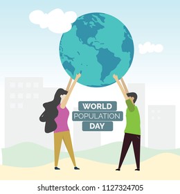 World population day illustration