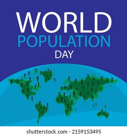 World population day illustration Free Vector