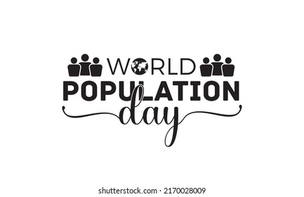 World population day. July 11. Vector illustration,banner,greeting card or poster of world population day.