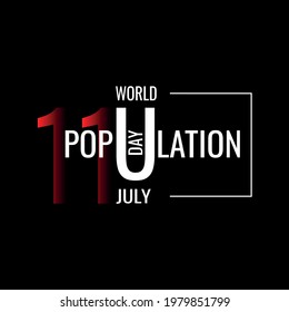 World Population day is observed every year on July 11th, which seeks to raise awareness of global population issues.