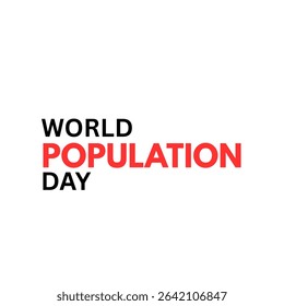 World Population Day, observed on July 11th, aims to raise awareness about global population issues and highlight the importance of family planning. Vector illustration of World Population Day Concept