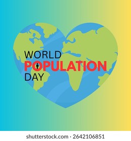 World Population Day, observed on July 11th, aims to raise awareness about global population issues and highlight the importance of family planning. Vector illustration of World Population Day Concept