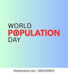 World Population Day, observed on July 11th, aims to raise awareness about global population issues and highlight the importance of family planning. Vector illustration of World Population Day Concept