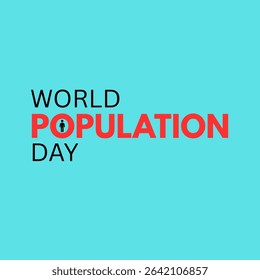 World Population Day, observed on July 11th, aims to raise awareness about global population issues and highlight the importance of family planning. Vector illustration of World Population Day Concept