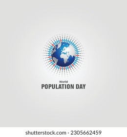 World Population Day. Populational day vector illustration.