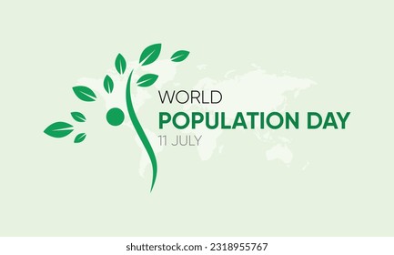 world population day social media campaign, population day vector template design, world population day background