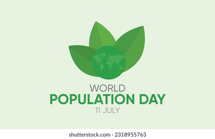 world population day vector, world population day banner background, 11 july population day