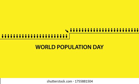 World Population Day. Vector illustration.