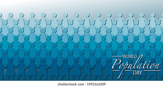 World population day vector illustration