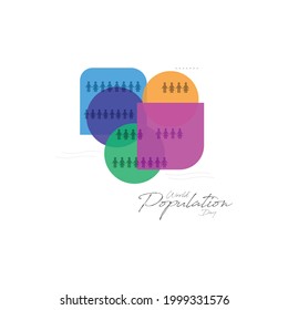 World Population day vector illustration.