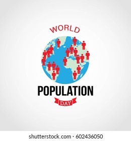World Population Day Vector Illustration. Suitable for Greeting card, poster and banner.