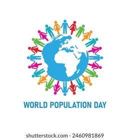 World Population Day vector template