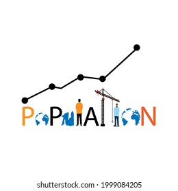 world population day web banner design. illustration vector